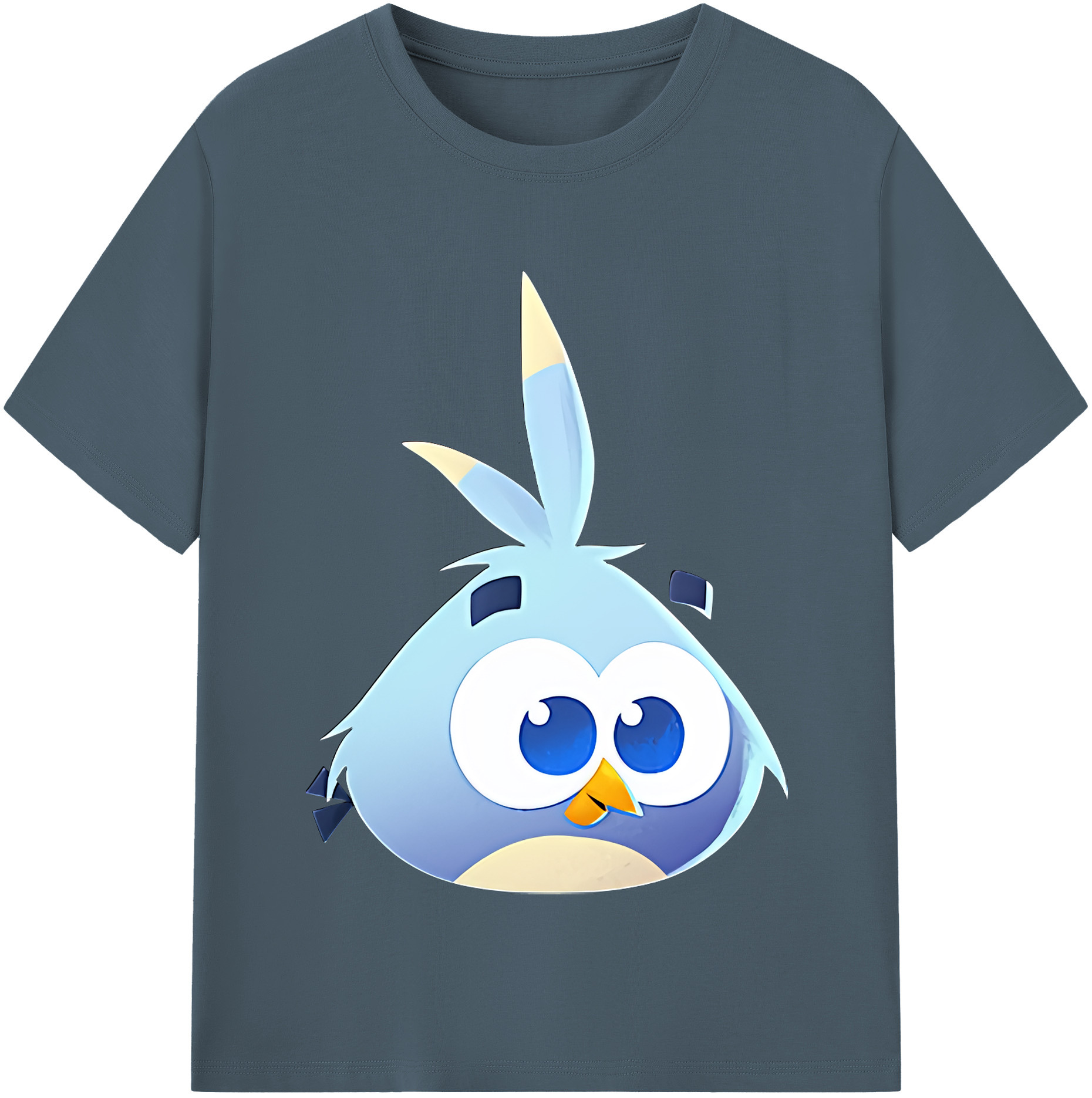 （画像用） Angry Birds アングリーバード 綿100％半袖Tシャツ（フロントプリント）